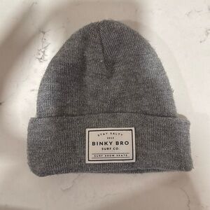 Binky bro beanie infant size - grey